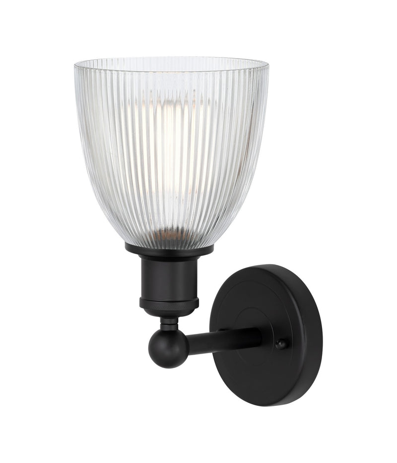 Innovations 616-1W-BK-G382 One Light Wall Sconce, Matte Black