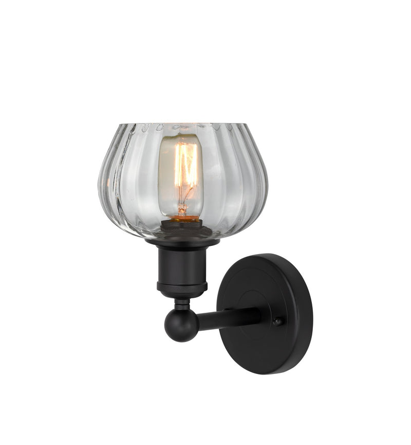 Innovations 616-1W-BK-G92 One Light Wall Sconce, Matte Black