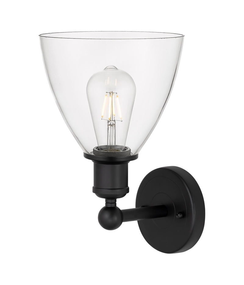 Innovations 616-1W-BK-GBD-752 One Light Wall Sconce, Matte Black