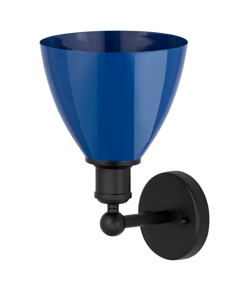 Innovations 616-1W-BK-MBD-75-BL One Light Wall Sconce, Matte Black