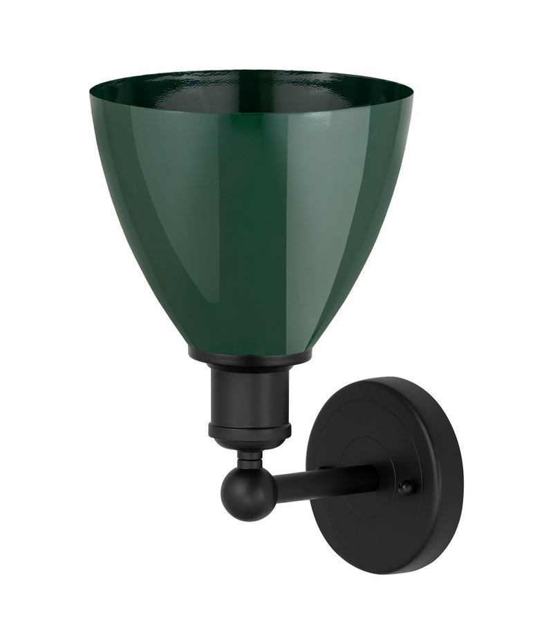 Innovations 616-1W-BK-MBD-75-GR One Light Wall Sconce, Matte Black
