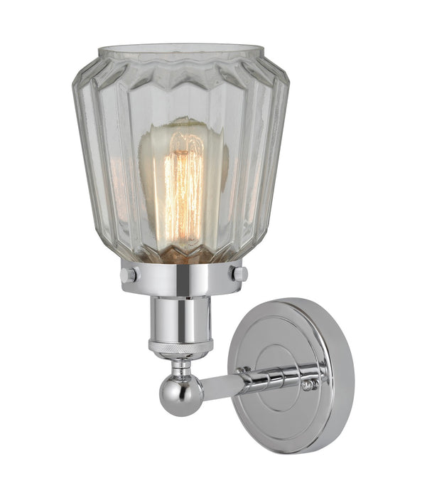 Innovations 616-1W-PC-G142 One Light Wall Sconce, Polished Chrome