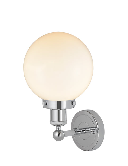 Innovations 616-1W-PC-G201-8 One Light Wall Sconce, Polished Chrome