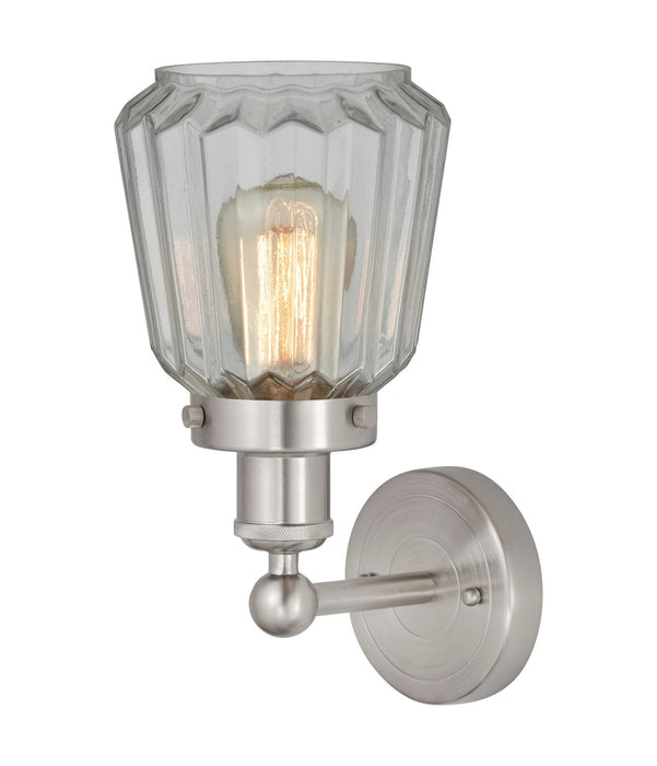 Innovations 616-1W-SN-G142 One Light Wall Sconce, Brushed Satin Nickel