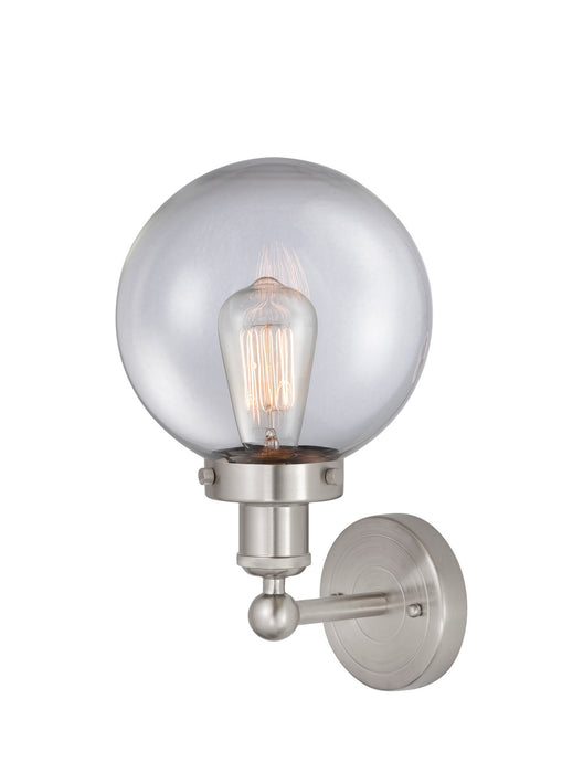 Innovations 616-1W-SN-G202-8 One Light Wall Sconce, Brushed Satin Nickel
