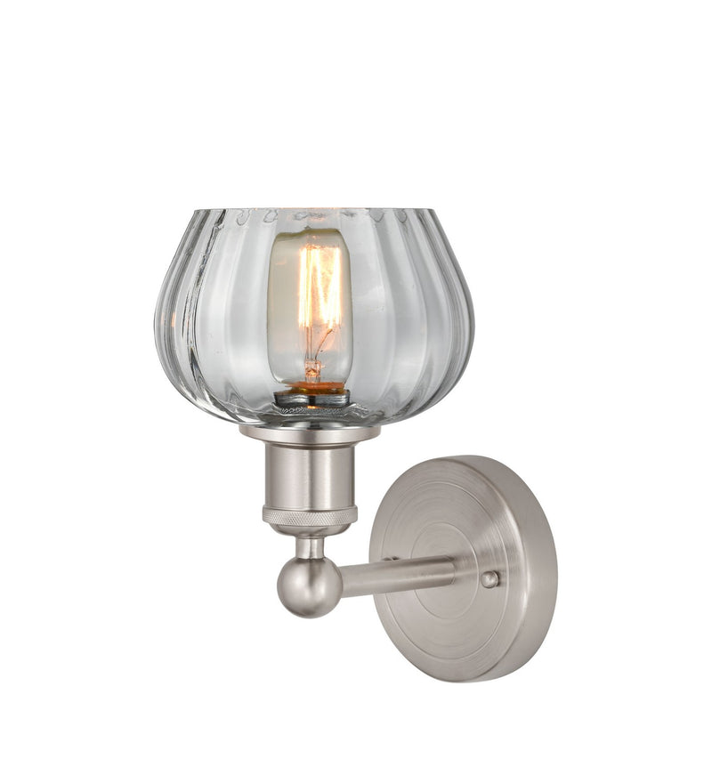 Innovations 616-1W-SN-G92 One Light Wall Sconce, Brushed Satin Nickel