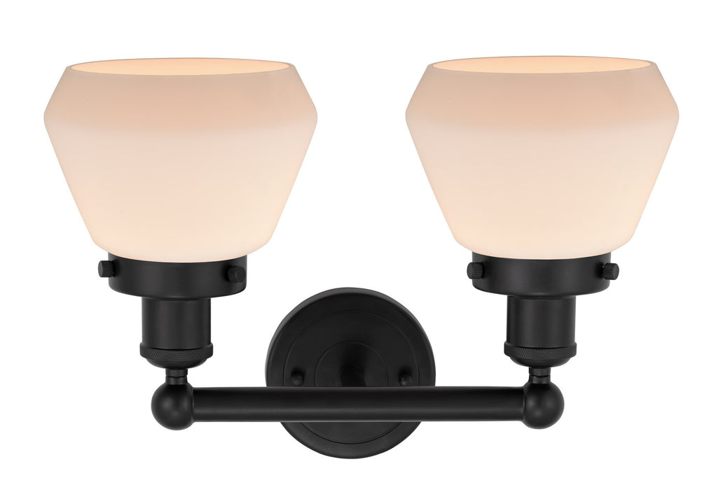 Innovations 616-2W-BK-G171 Two Light Bath Vanity, Matte Black