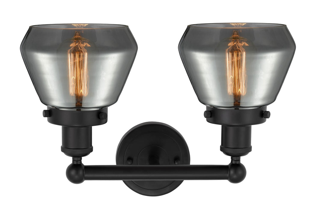 Innovations 616-2W-BK-G173 Two Light Bath Vanity, Matte Black