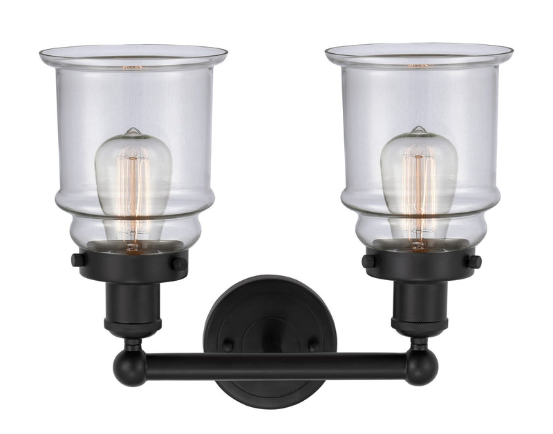 Innovations 616-2W-BK-G182 Two Light Bath Vanity, Matte Black