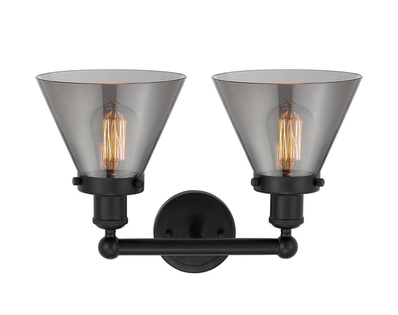 Innovations 616-2W-BK-G43 Two Light Bath Vanity, Matte Black