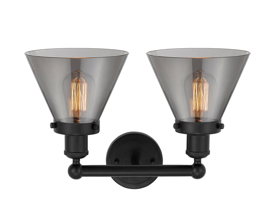 Innovations 616-2W-BK-G43 Two Light Bath Vanity, Matte Black
