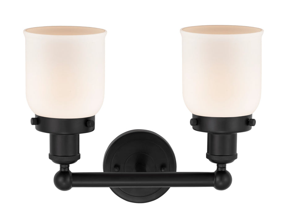 Innovations 616-2W-BK-G51 Two Light Bath Vanity, Matte Black