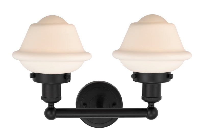 Innovations 616-2W-BK-G531 Two Light Bath Vanity, Matte Black
