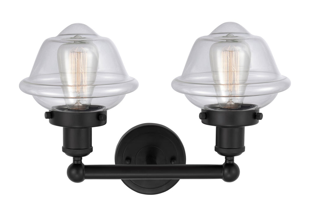 Innovations 616-2W-BK-G532 Two Light Bath Vanity, Matte Black