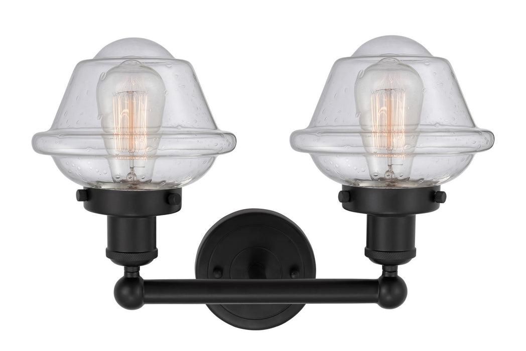 Innovations 616-2W-BK-G534 Two Light Bath Vanity, Matte Black