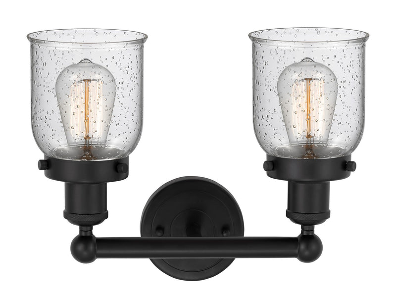 Innovations 616-2W-BK-G54 Two Light Bath Vanity, Matte Black