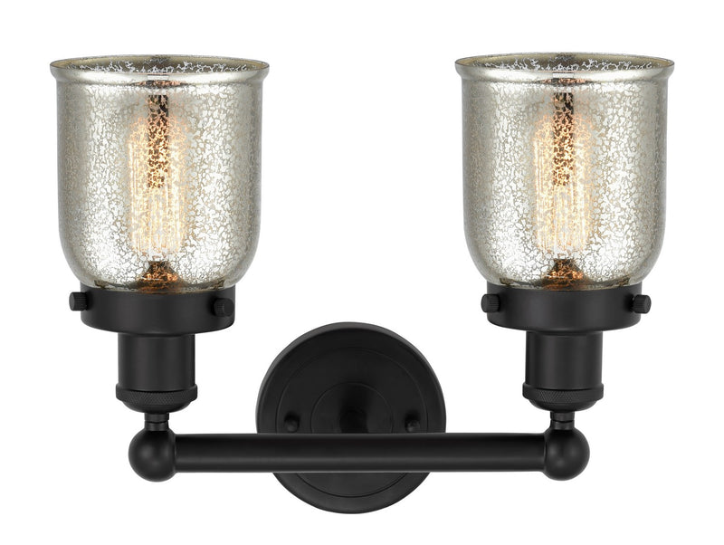Innovations 616-2W-BK-G58 Two Light Bath Vanity, Matte Black
