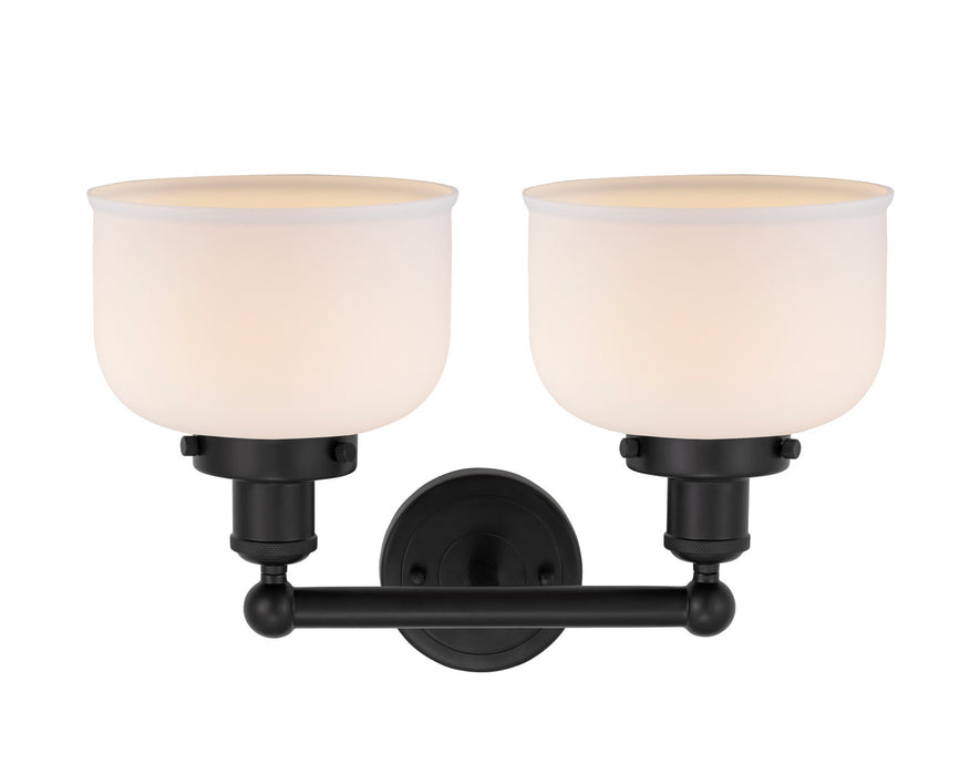 Innovations 616-2W-BK-G71 Two Light Bath Vanity, Matte Black