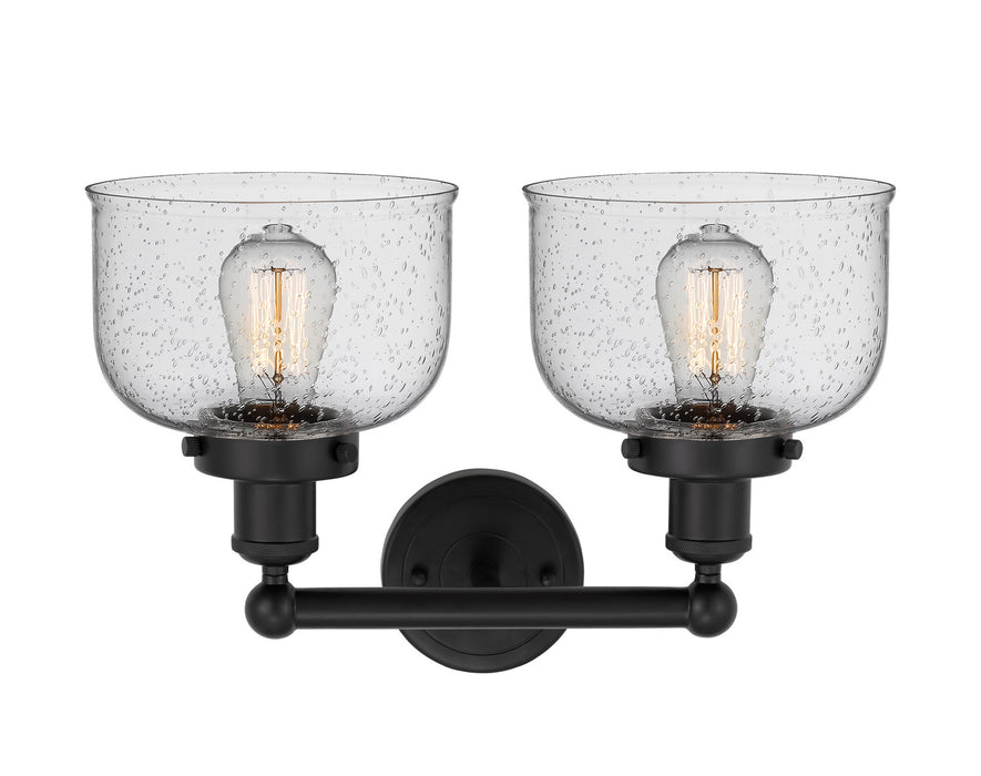 Innovations 616-2W-BK-G74 Two Light Bath Vanity, Matte Black