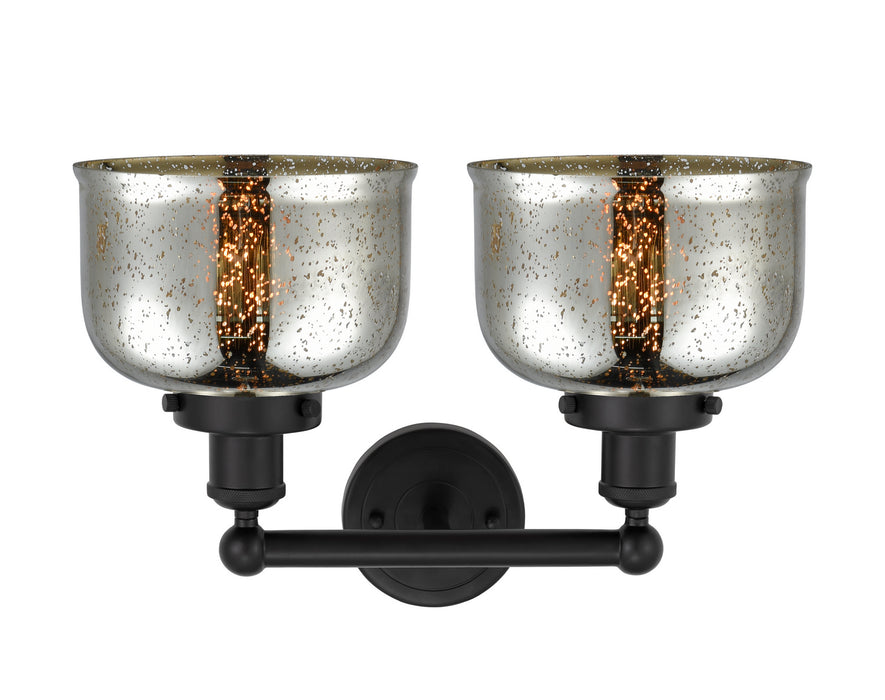 Innovations 616-2W-BK-G78 Two Light Bath Vanity, Matte Black