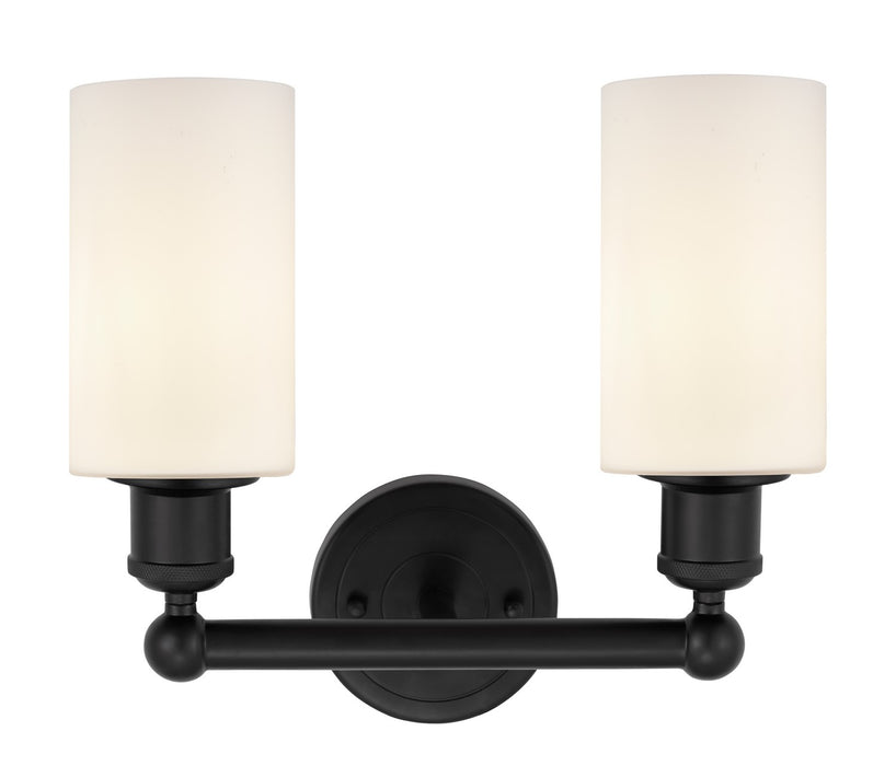 Innovations 616-2W-BK-G801 Two Light Bath Vanity, Matte Black