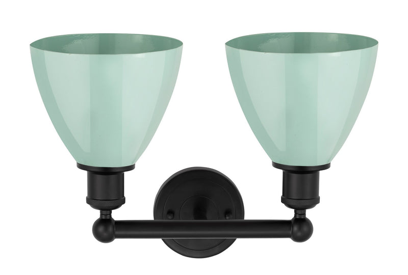 Innovations 616-2W-BK-MBD-75-SF Two Light Bath Vanity, Matte Black