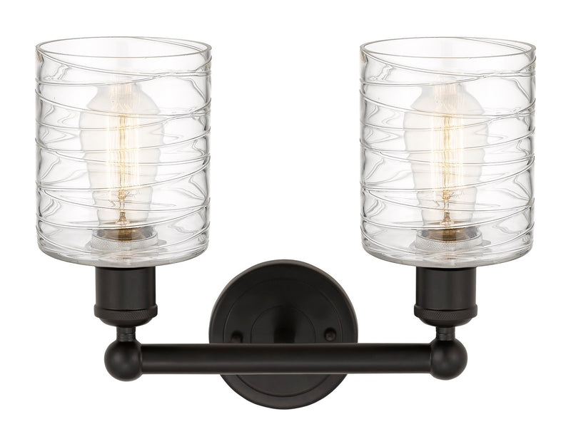 Innovations 616-2W-OB-G1113 Two Light Bath Vanity, Oil Rubbed Bronze