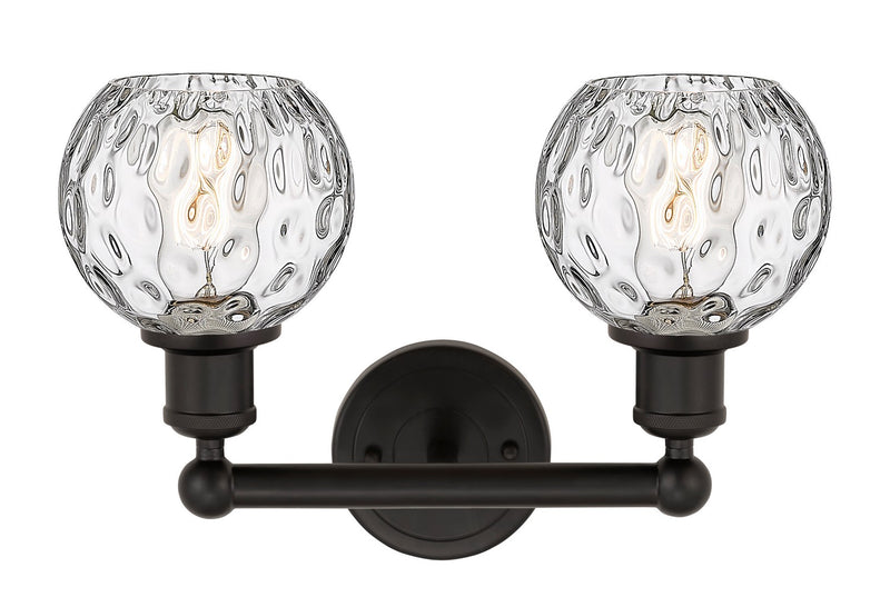 Innovations 616-2W-OB-G1215-6 Two Light Bath Vanity, Oil Rubbed Bronze