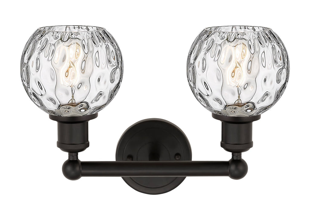 Innovations 616-2W-OB-G1215-6 Two Light Bath Vanity, Oil Rubbed Bronze