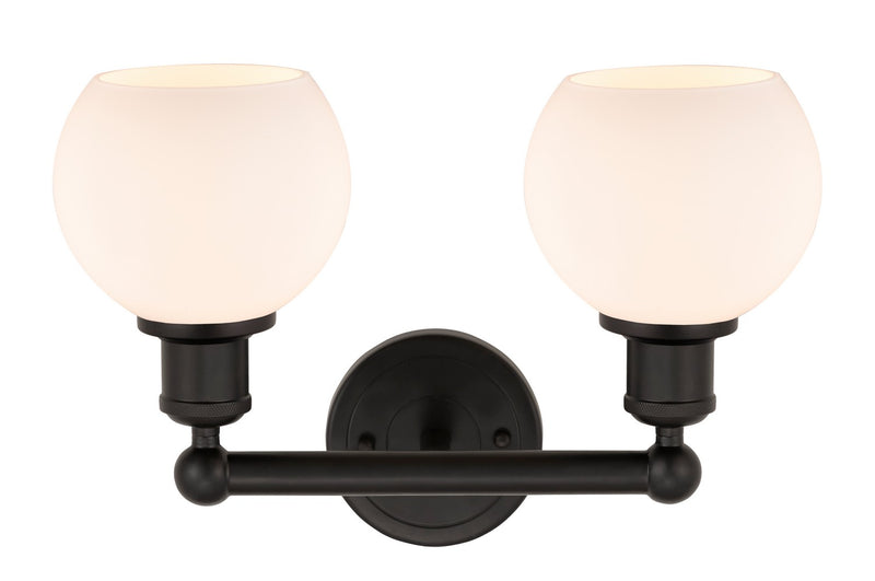 Innovations 616-2W-OB-G121-6 Two Light Bath Vanity, Oil Rubbed Bronze
