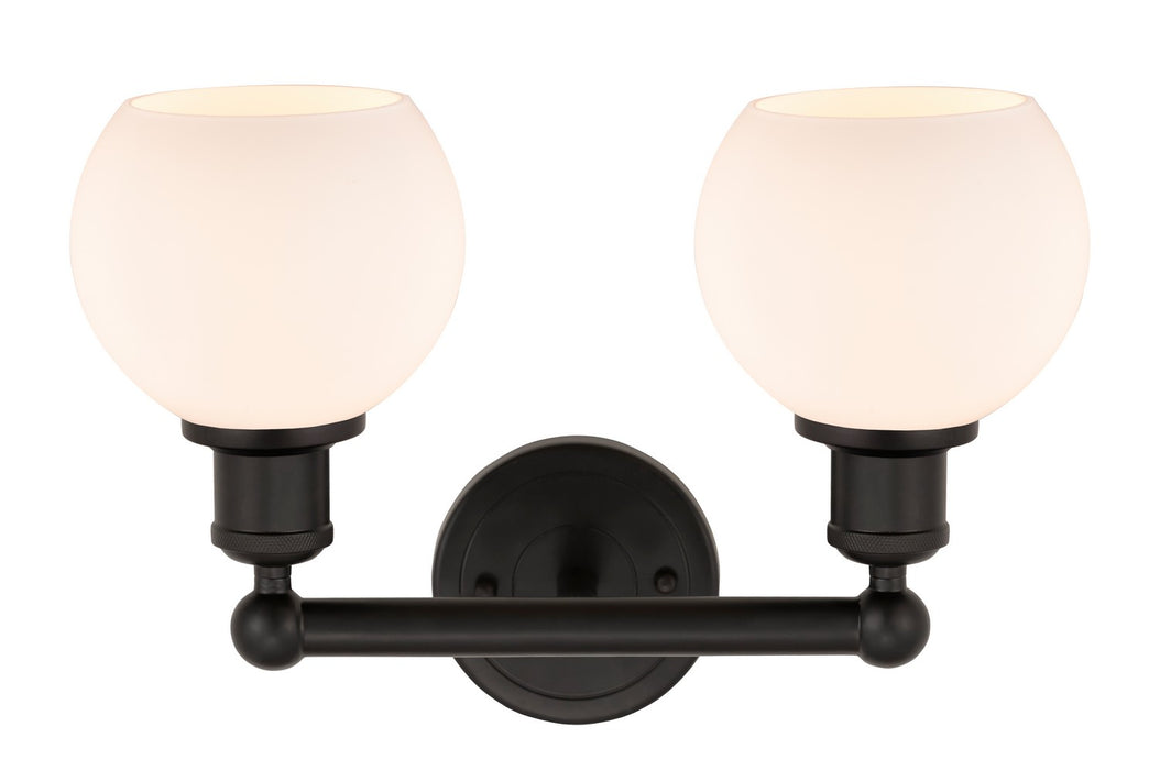 Innovations 616-2W-OB-G121-6 Two Light Bath Vanity, Oil Rubbed Bronze