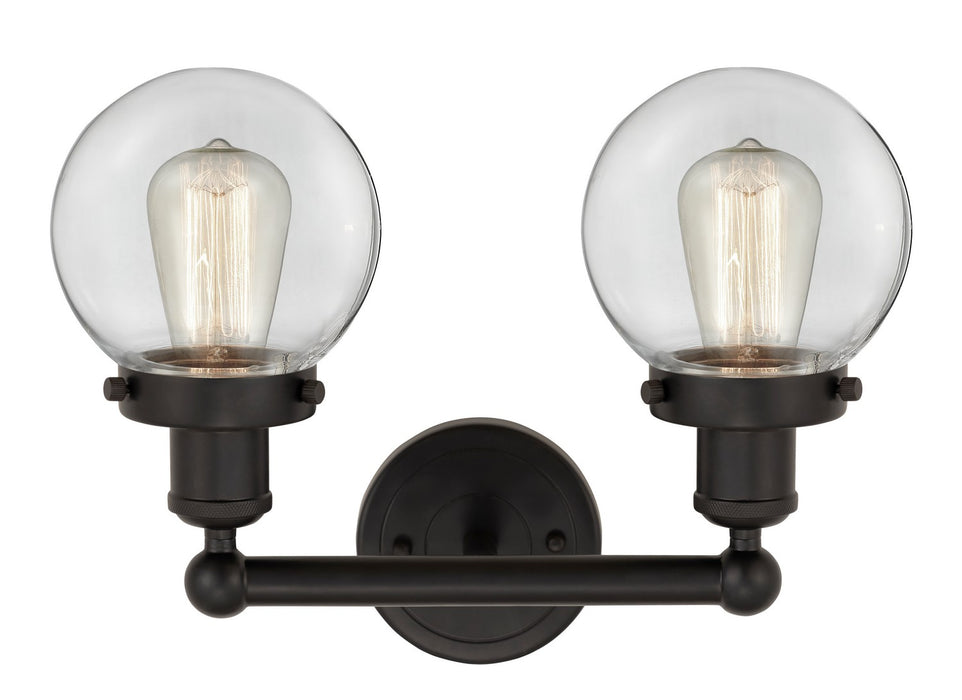 Innovations 616-2W-OB-G202-6 Two Light Bath Vanity, Oil Rubbed Bronze