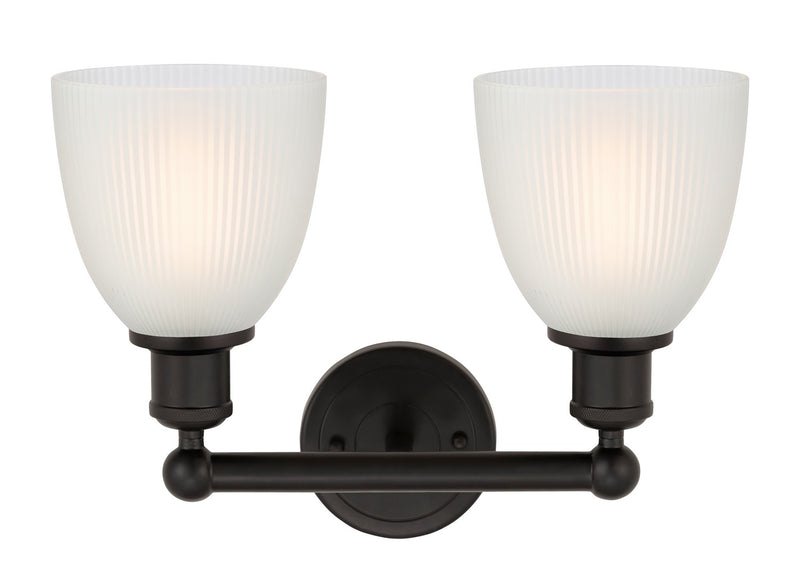 Innovations 616-2W-OB-G381 Two Light Bath Vanity, Oil Rubbed Bronze