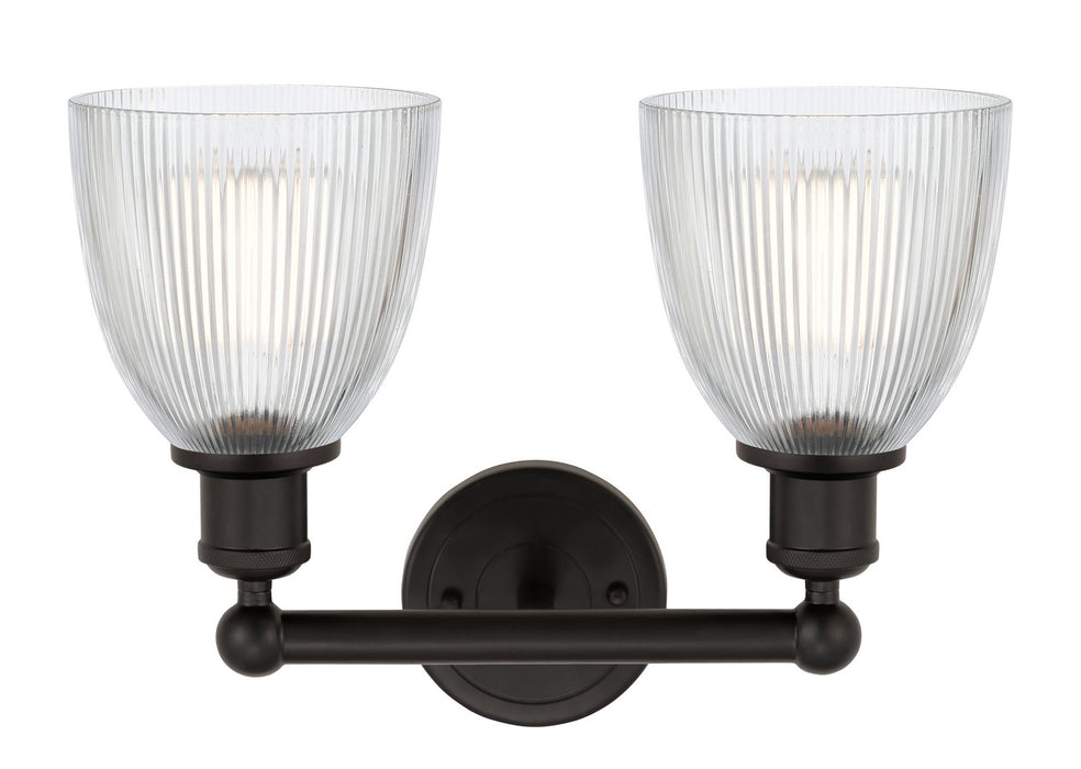 Innovations 616-2W-OB-G382 Two Light Bath Vanity, Oil Rubbed Bronze