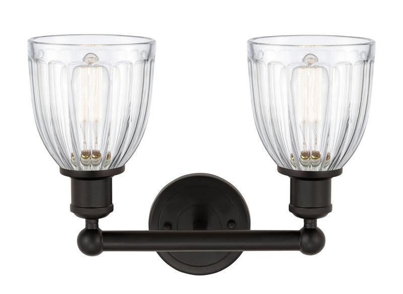 Innovations 616-2W-OB-G442 Two Light Bath Vanity, Oil Rubbed Bronze