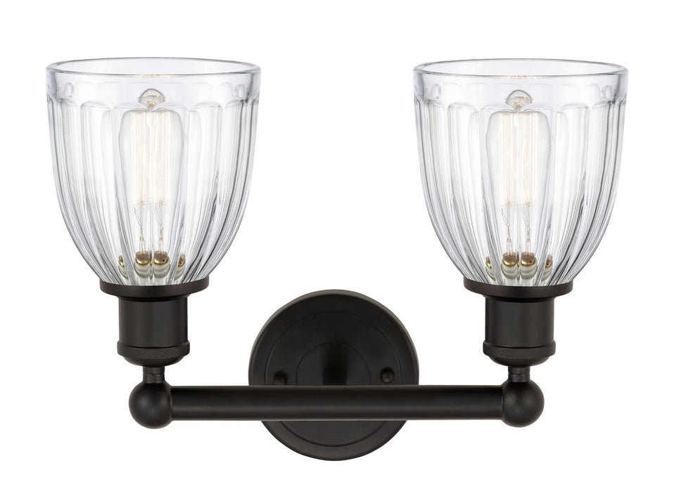 Innovations 616-2W-OB-G442 Two Light Bath Vanity, Oil Rubbed Bronze