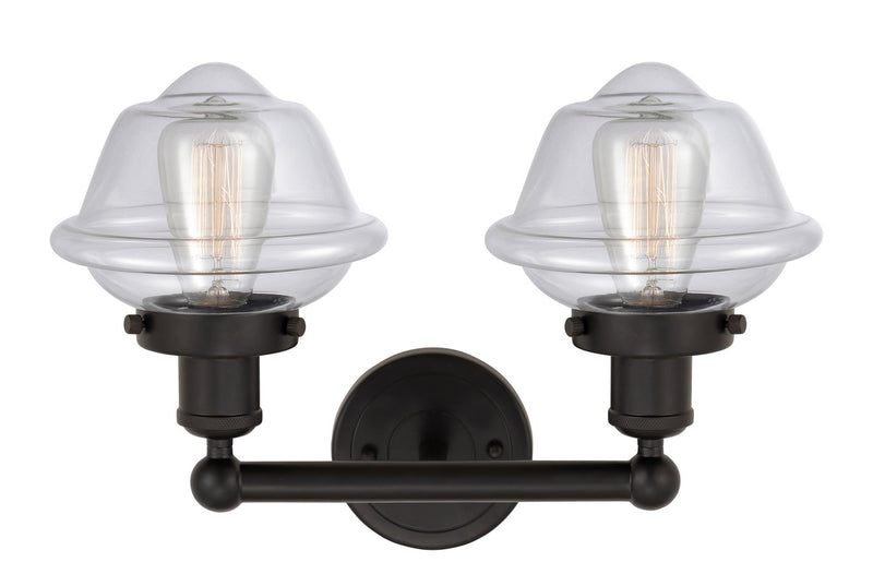 Innovations 616-2W-OB-G532 Two Light Bath Vanity, Oil Rubbed Bronze