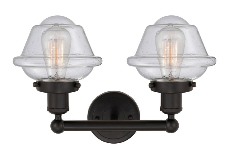 Innovations 616-2W-OB-G534 Two Light Bath Vanity, Oil Rubbed Bronze