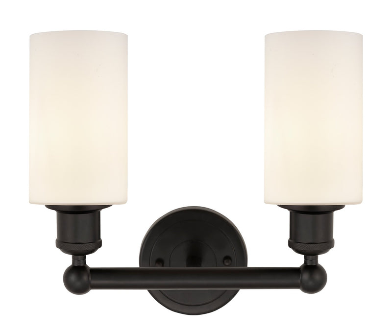 Innovations 616-2W-OB-G801 Two Light Bath Vanity, Oil Rubbed Bronze