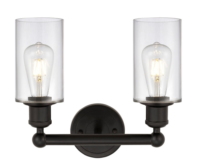 Innovations 616-2W-OB-G802 Two Light Bath Vanity, Oil Rubbed Bronze