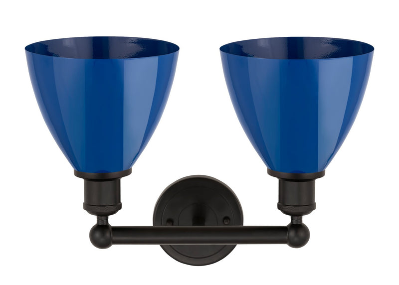 Innovations 616-2W-OB-MBD-75-BL Two Light Bath Vanity, Oil Rubbed Bronze