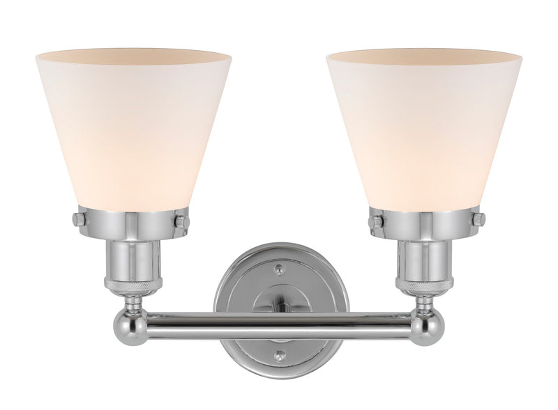 Innovations 616-2W-PC-G61 Two Light Bath Vanity, Polished Chrome