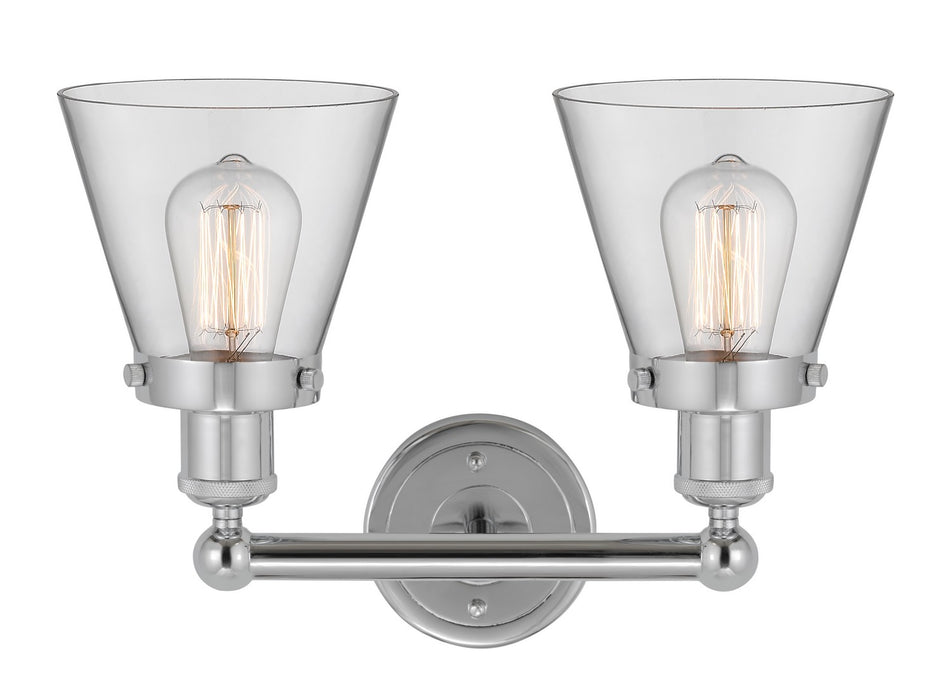 Innovations 616-2W-PC-G62 Two Light Bath Vanity, Polished Chrome