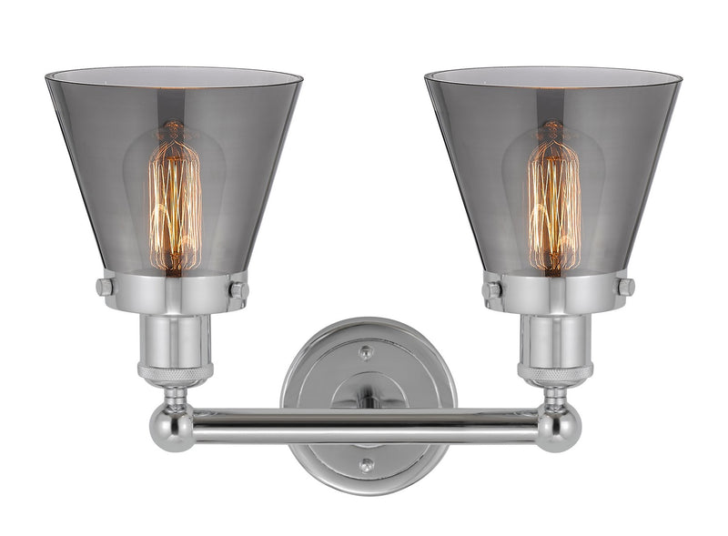 Innovations 616-2W-PC-G63 Two Light Bath Vanity, Polished Chrome