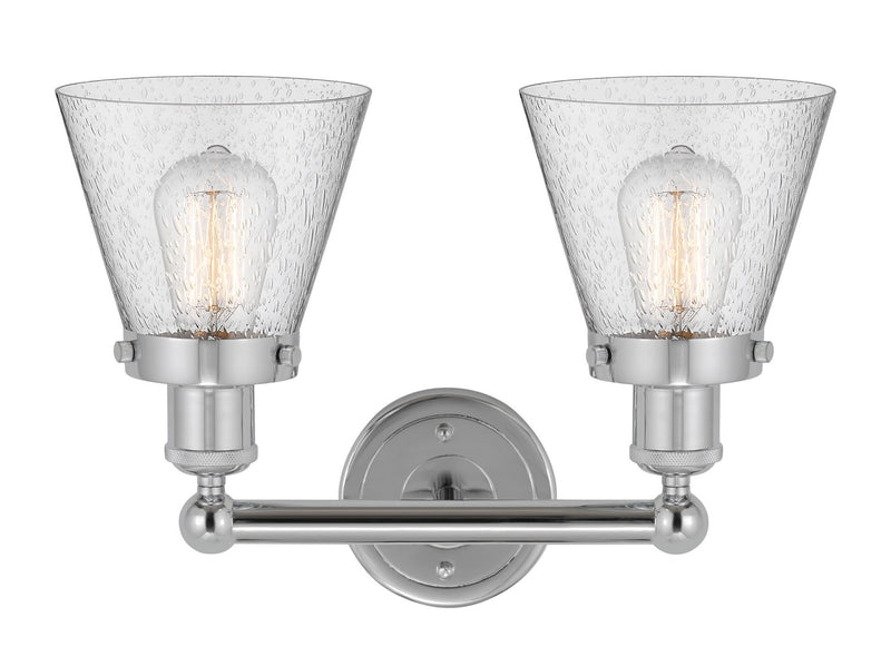 Innovations 616-2W-PC-G64 Two Light Bath Vanity, Polished Chrome