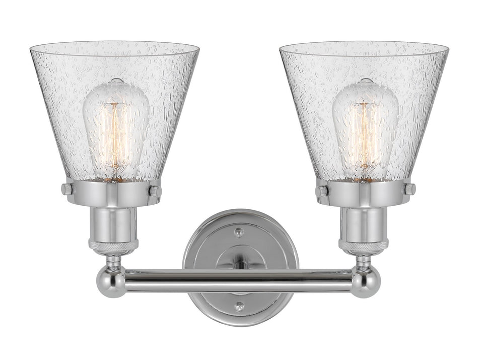 Innovations 616-2W-PC-G64 Two Light Bath Vanity, Polished Chrome