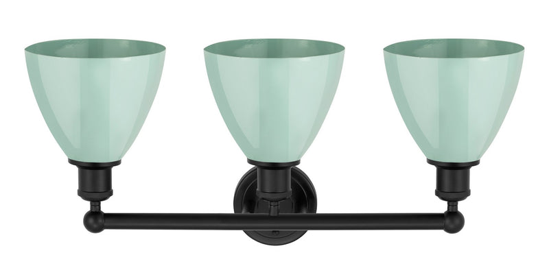 Innovations 616-3W-BK-MBD-75-SF Three Light Bath Vanity, Matte Black
