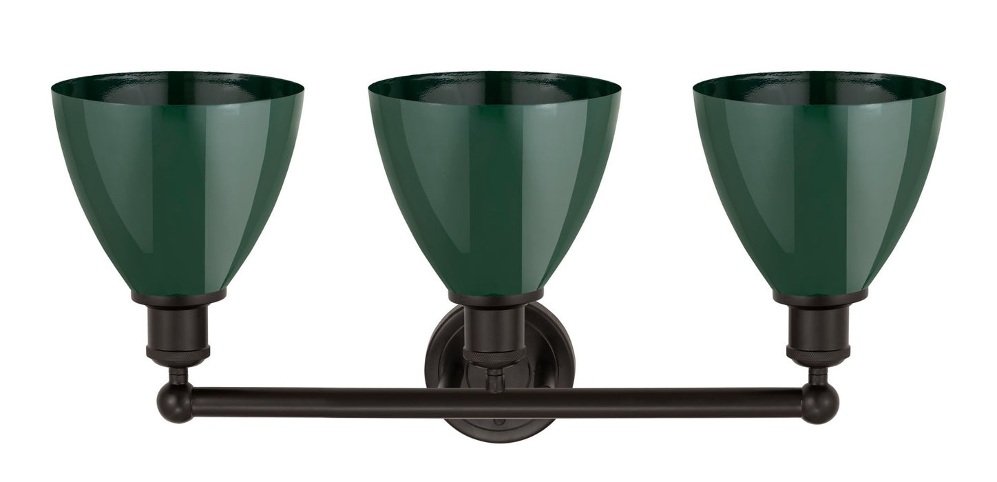 Innovations 616-3W-OB-MBD-75-GR Three Light Bath Vanity, Oil Rubbed Bronze