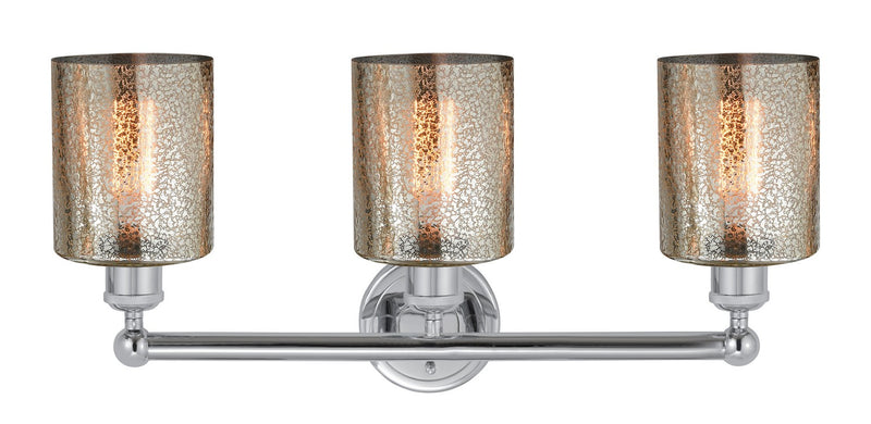 Innovations 616-3W-PC-G116 Three Light Bath Vanity, Polished Chrome
