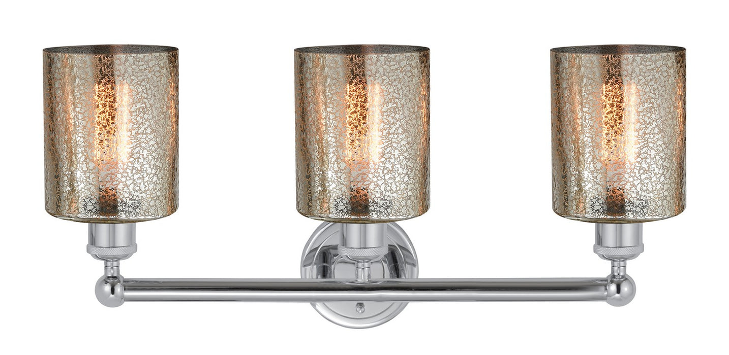 Innovations 616-3W-PC-G116 Three Light Bath Vanity, Polished Chrome